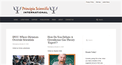 Desktop Screenshot of principia-scientific.org
